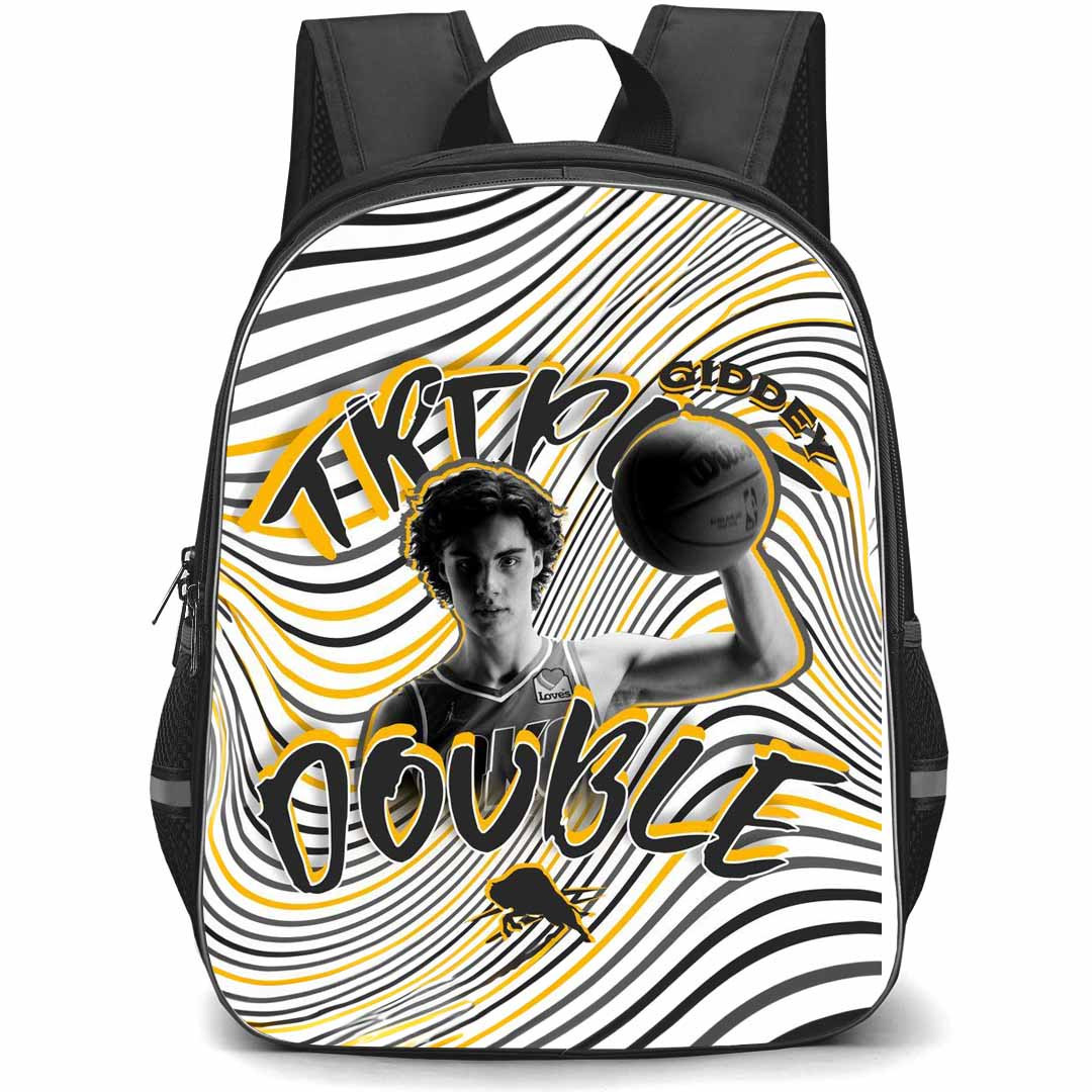 NBA Josh Giddey Backpack StudentPack - Josh Giddey OKC Thunder Triple Double Graphic Art
