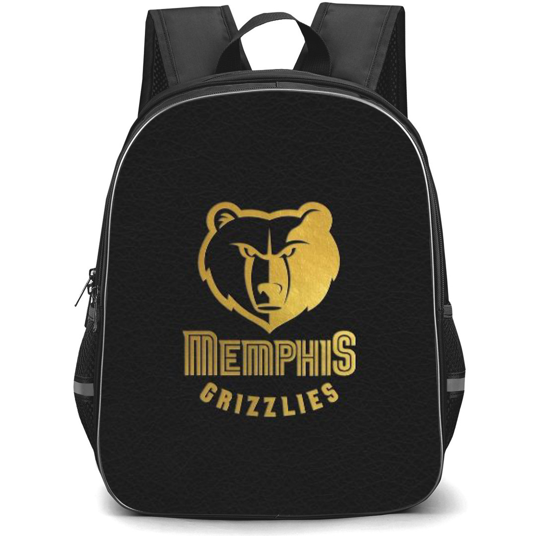 NBA Memphis Grizzlies Backpack StudentPack - Memphis Grizzlies Gold Logo