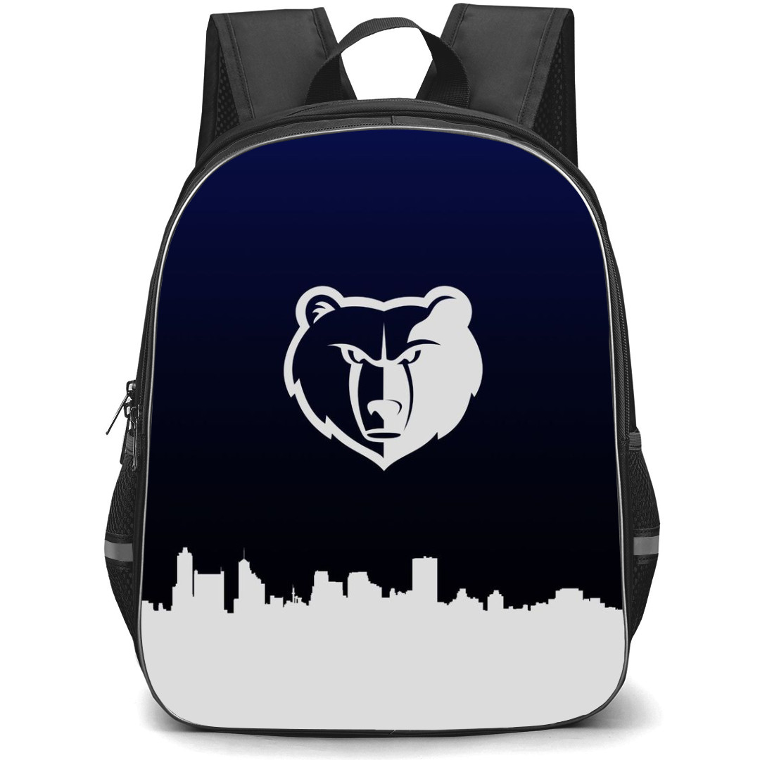 NBA Memphis Grizzlies Backpack StudentPack - Memphis Grizzlies Silhoutte Art Logo