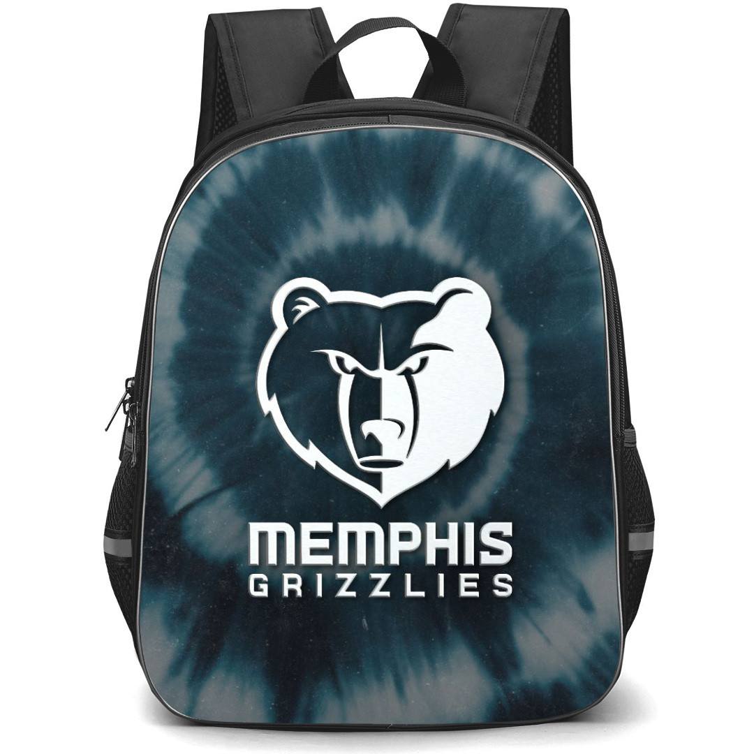 NBA Memphis Grizzlies Backpack StudentPack - Memphis Grizzlies Watercolor Art Logo