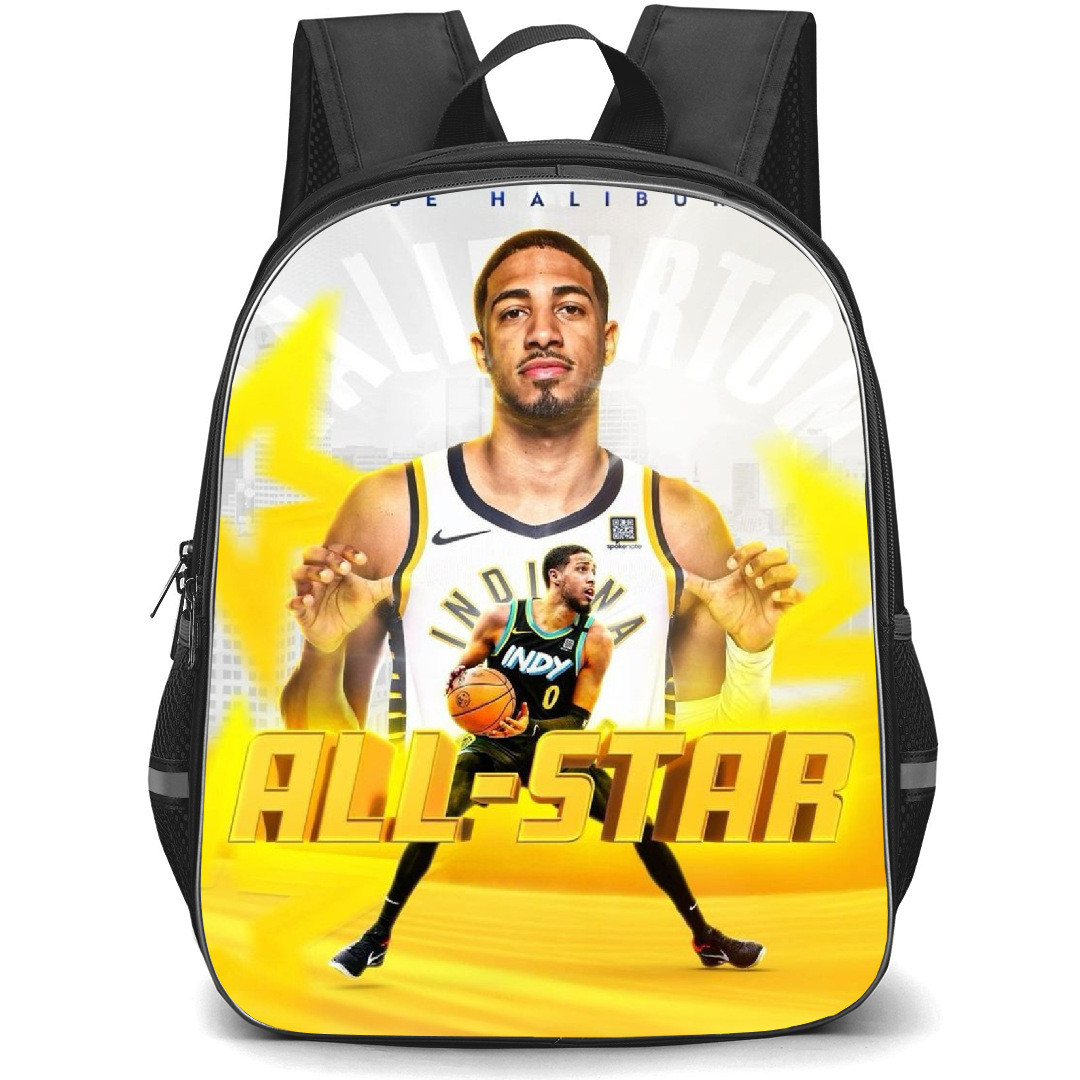NBA Tyrese Haliburton Backpack StudentPack - Tyrese Haliburton Indiana Pacers All Star Poster