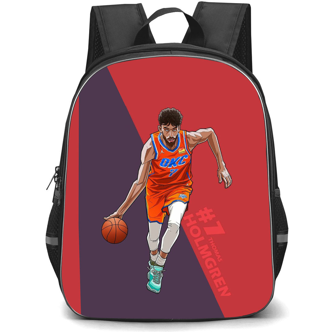NBA Tyrese Haliburton Backpack StudentPack - Tyrese Haliburton Fierce Illustration Art Poster
