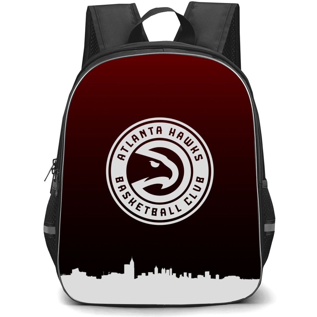 NBA Atlanta Hawks Backpack StudentPack - Atlanta Hawks Silhoutte Art Logo