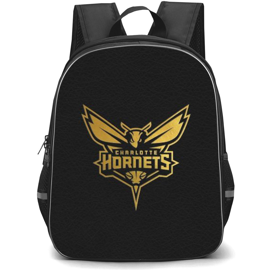NBA Charlotte Hornets Backpack StudentPack - Charlotte Hornets Gold Logo