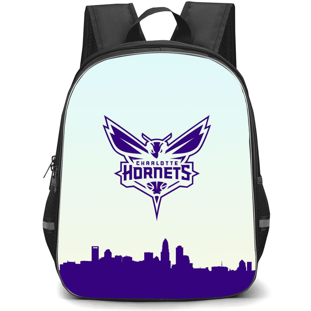 NBA Charlotte Hornets Backpack StudentPack - Charlotte Hornets Silhoutte Art Logo