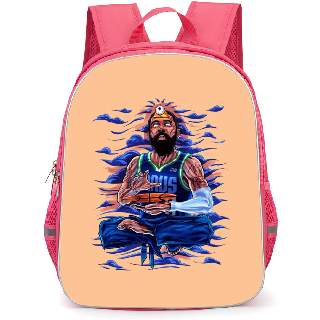 NBA Kyrie Irving Backpack StudentPack - Kyrie Irving Meditate Magic Fan Art Poster