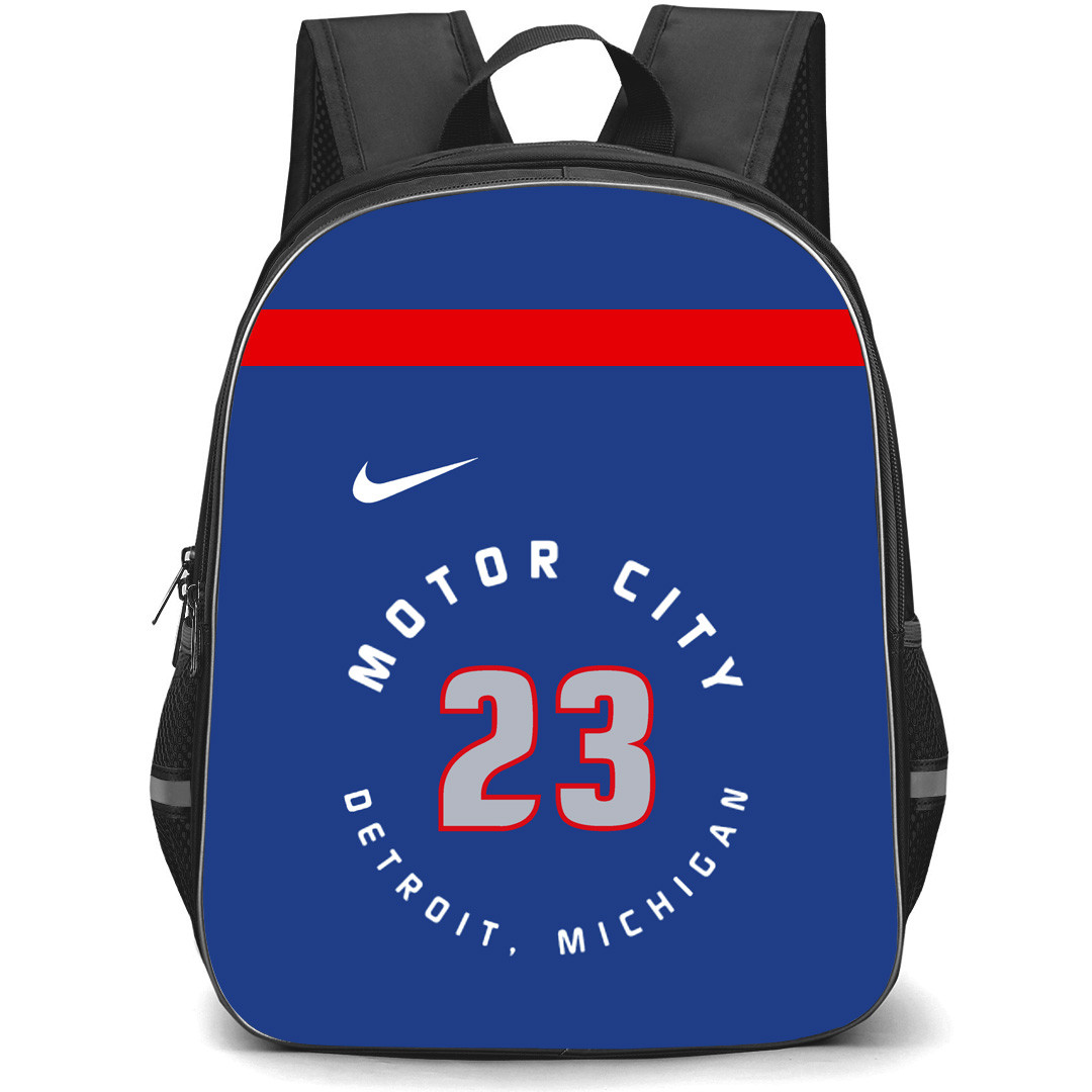 NBA Jaden Ivey Backpack StudentPack - Jaden Ivey Motor City 2020-21 City No. 23 Jersey