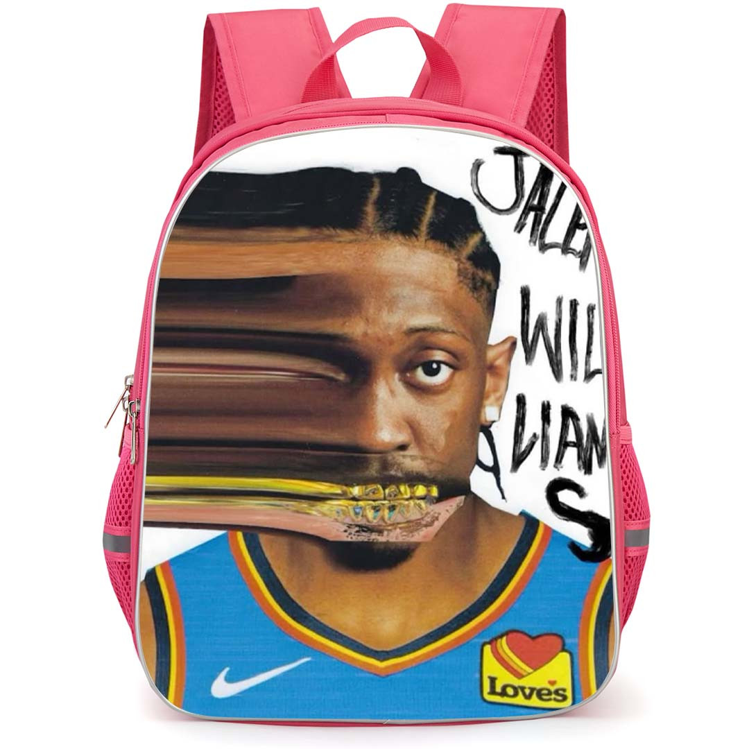 NBA Jalen Williams Backpack StudentPack - Jalen Williams Structure Out Face Portrait On White Background