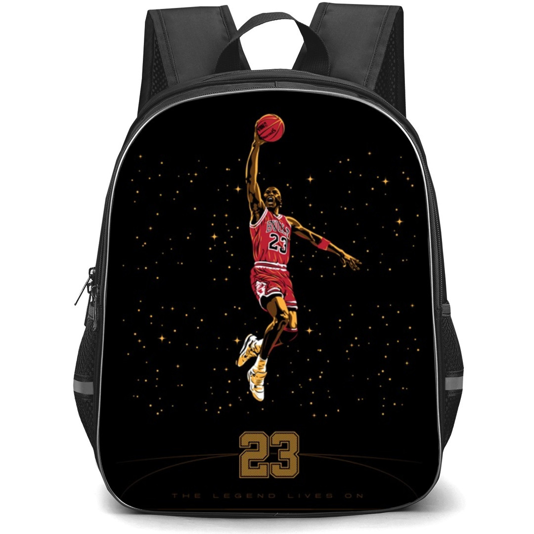 NBA Michael Jordan Backpack StudentPack - Michael Jordan 23 The Legend Lives On Poster