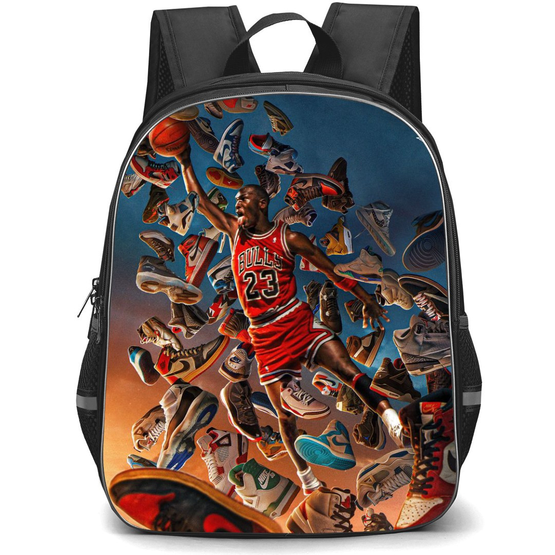 NBA Michael Jordan Backpack StudentPack - Michael Jordan Air Jordans World Poster