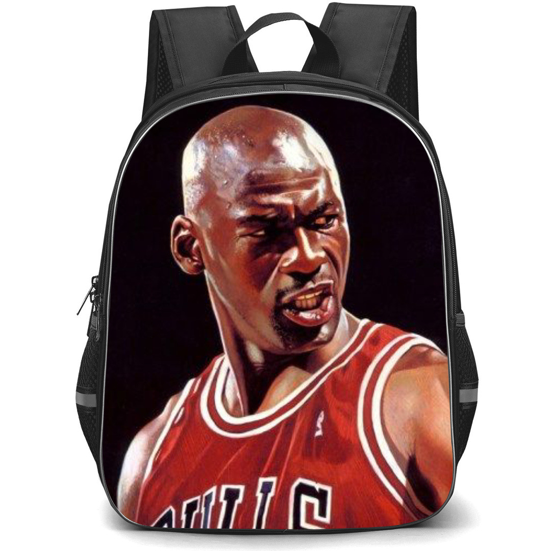 NBA Michael Jordan Backpack StudentPack - Michael Jordan Candid Portrait Sticker