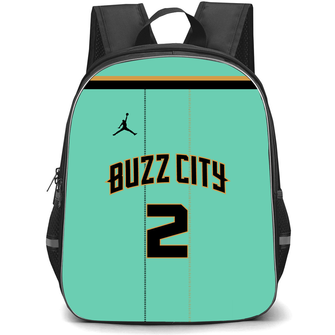NBA Lamelo Ball Backpack StudentPack - Lamelo Ball Charlotte Hornets No. 2 Jersey