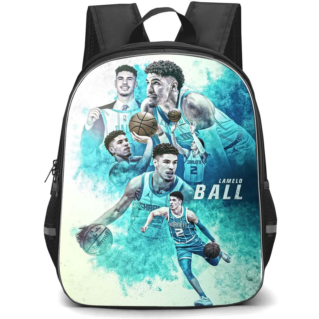 NBA Lamelo Ball Backpack StudentPack - Lamelo Ball Charlotte Hornets 2 Poster Canvas Art