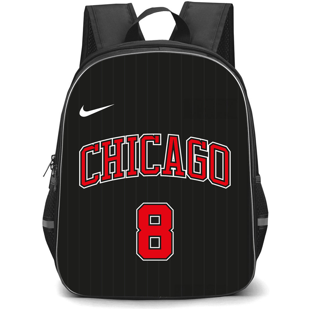 NBA Zach LaVine Backpack StudentPack - Zach LaVine Chicago Bulls No. 8 Jersey