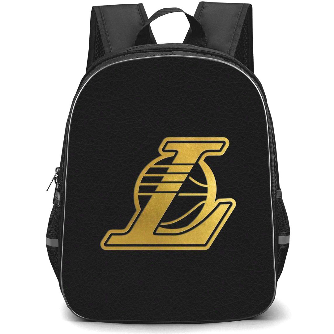NBA Los Angeles Lakers Backpack StudentPack - Los Angeles Lakers Silhoutte Art Logo