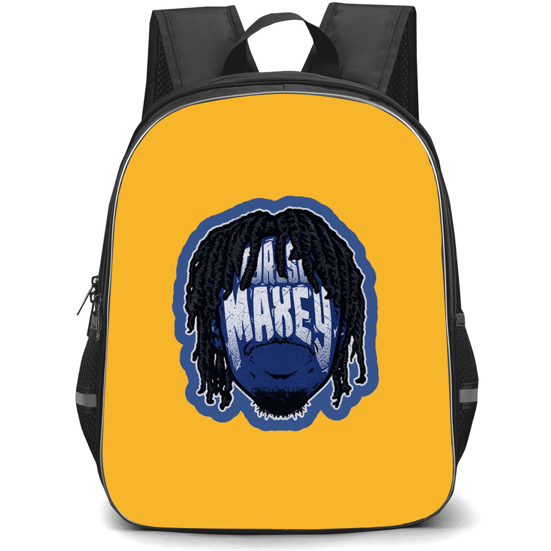 NBA Tyrese Maxey Backpack StudentPack - Tyrese Maxey Avatar Illustration On Yellow Background