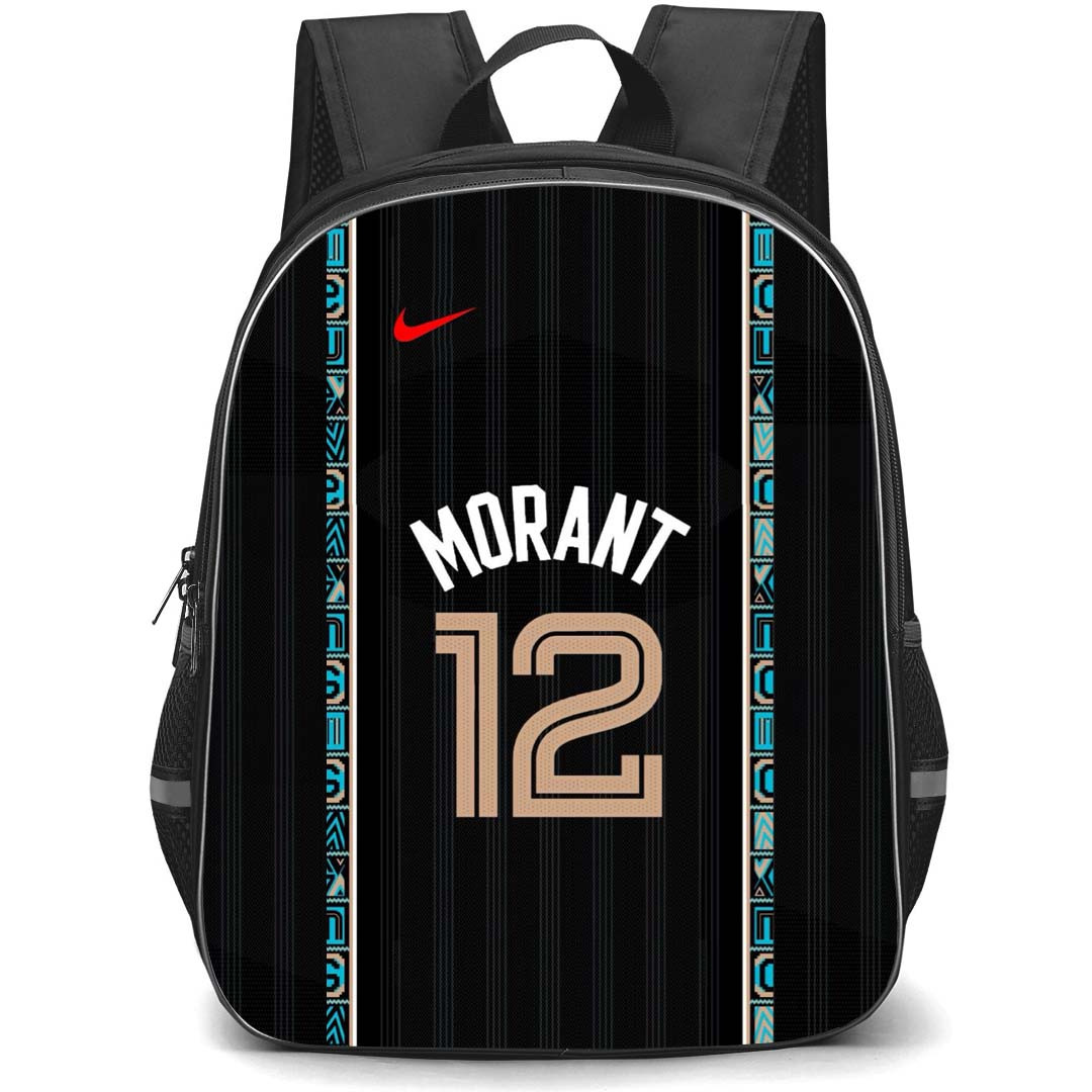 NBA Ja Morant Backpack StudentPack - Ja Morant Memphis Grizzlies No. 12 Jersey