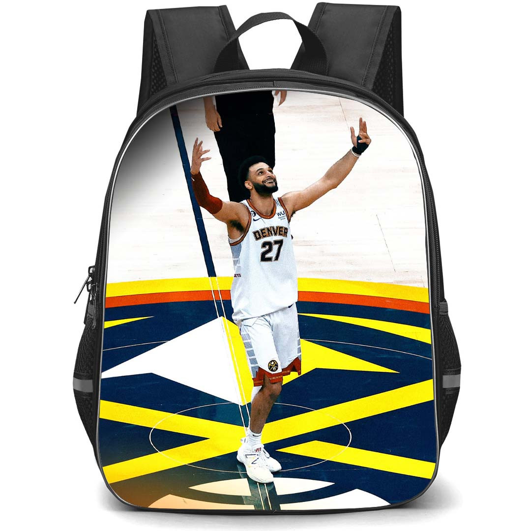 NBA Jamal Murray Backpack StudentPack - Jamal Murray Denver Nuggets 27 Celebration Poster