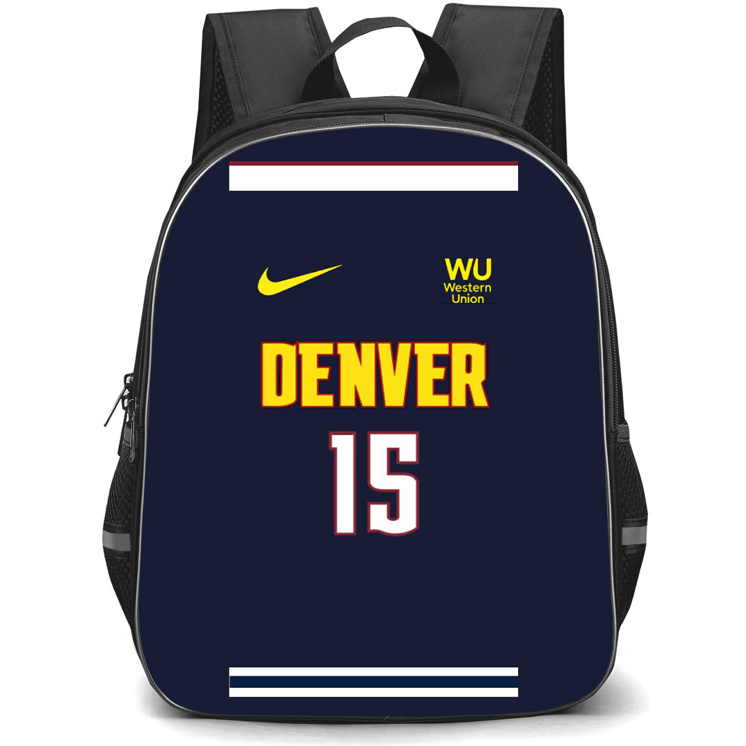 NBA Nikola Jokic Backpack StudentPack - Nikola Jokic Devner 15 Jersey Poster