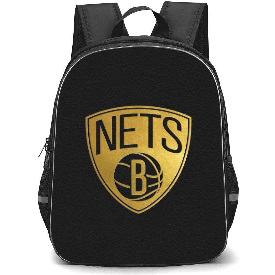 NBA Brooklyn Nets Backpack StudentPack - Brooklyn Nets Silhoutte Art Logo
