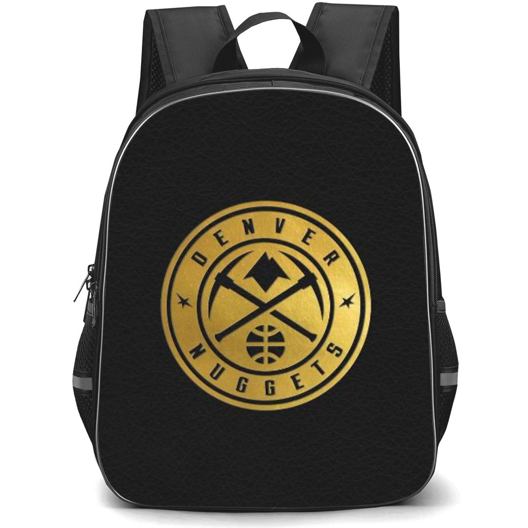 NBA Denver Nuggets Backpack StudentPack - Denver Nuggets Silhoutte Art Logo