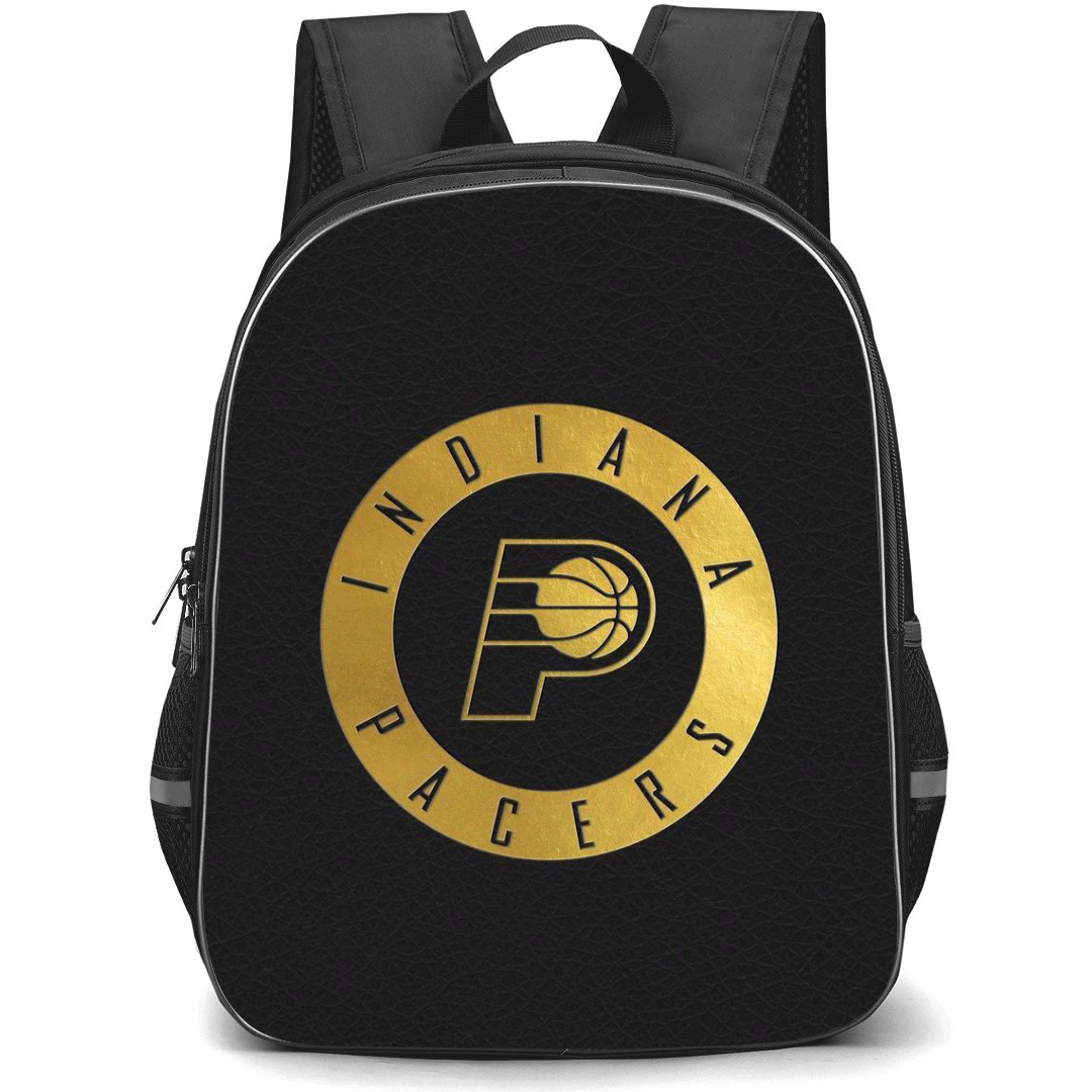 NBA Indiana Pacers Backpack StudentPack - Indiana Pacer Warrior Silhoutte Art Logo