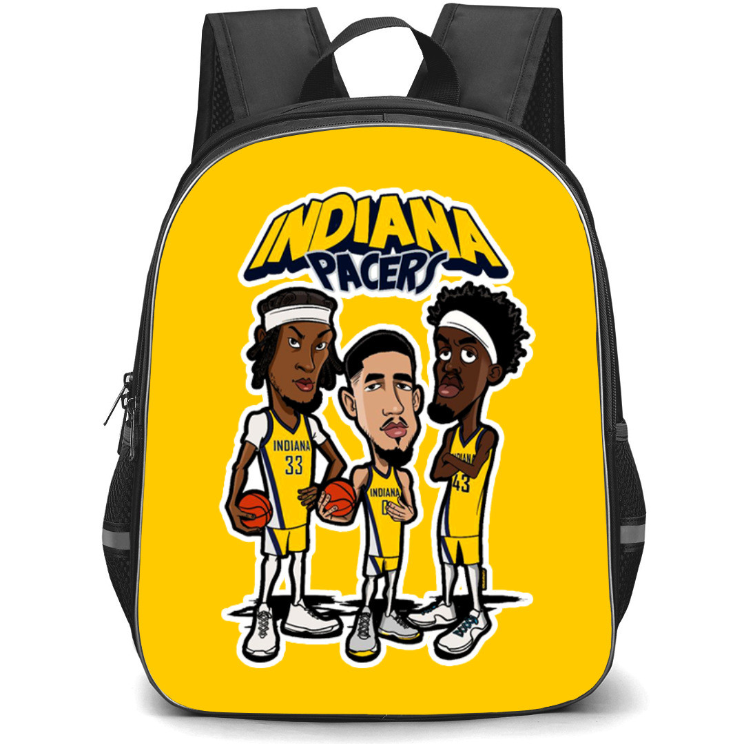 NBA Indiana Pacers Backpack StudentPack - Indiana Pacers Playoff Cartoons Art Sticker