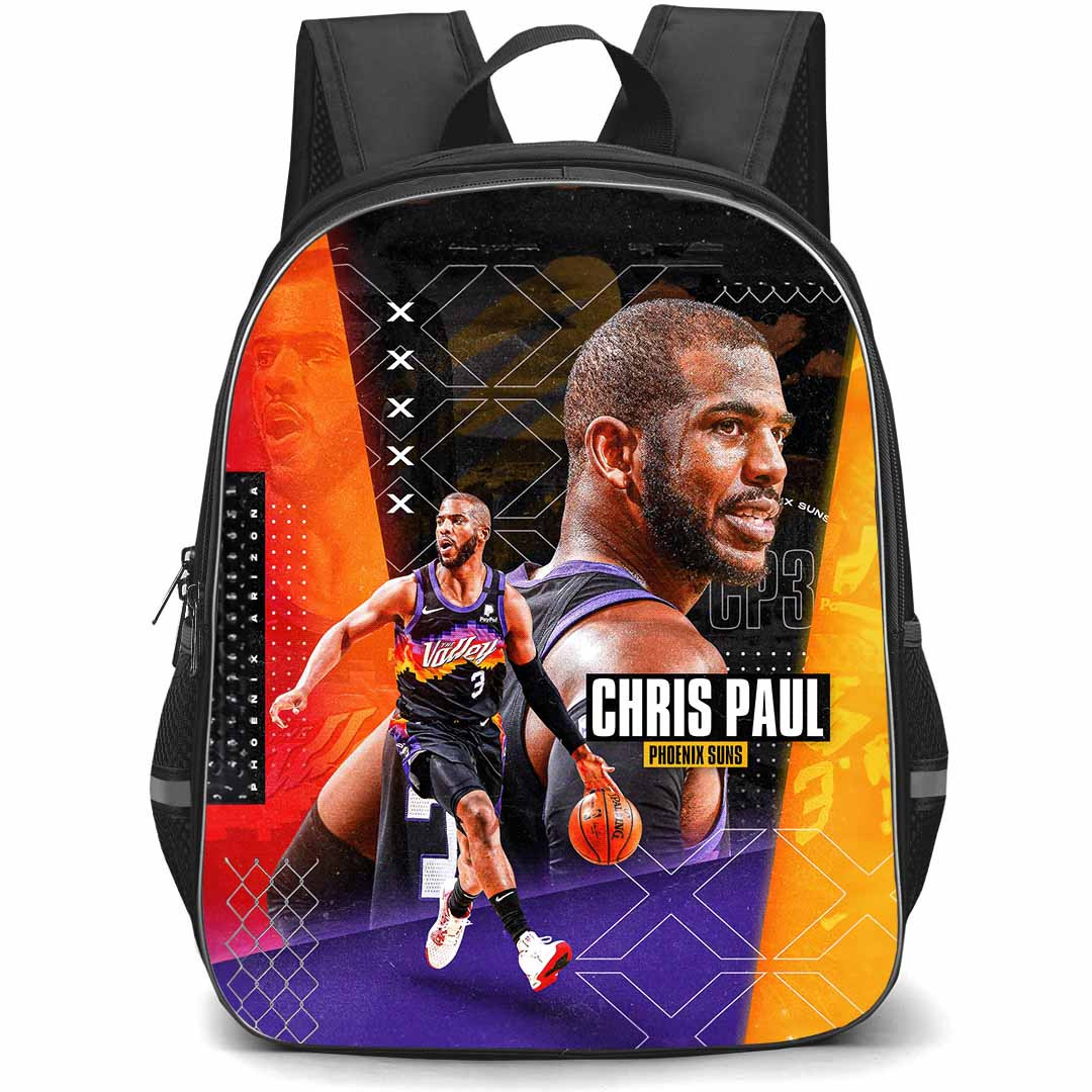 NBA Chris Paul Backpack StudentPack - Chris Paul Phoenix Suns 3 Graphic Art Poster