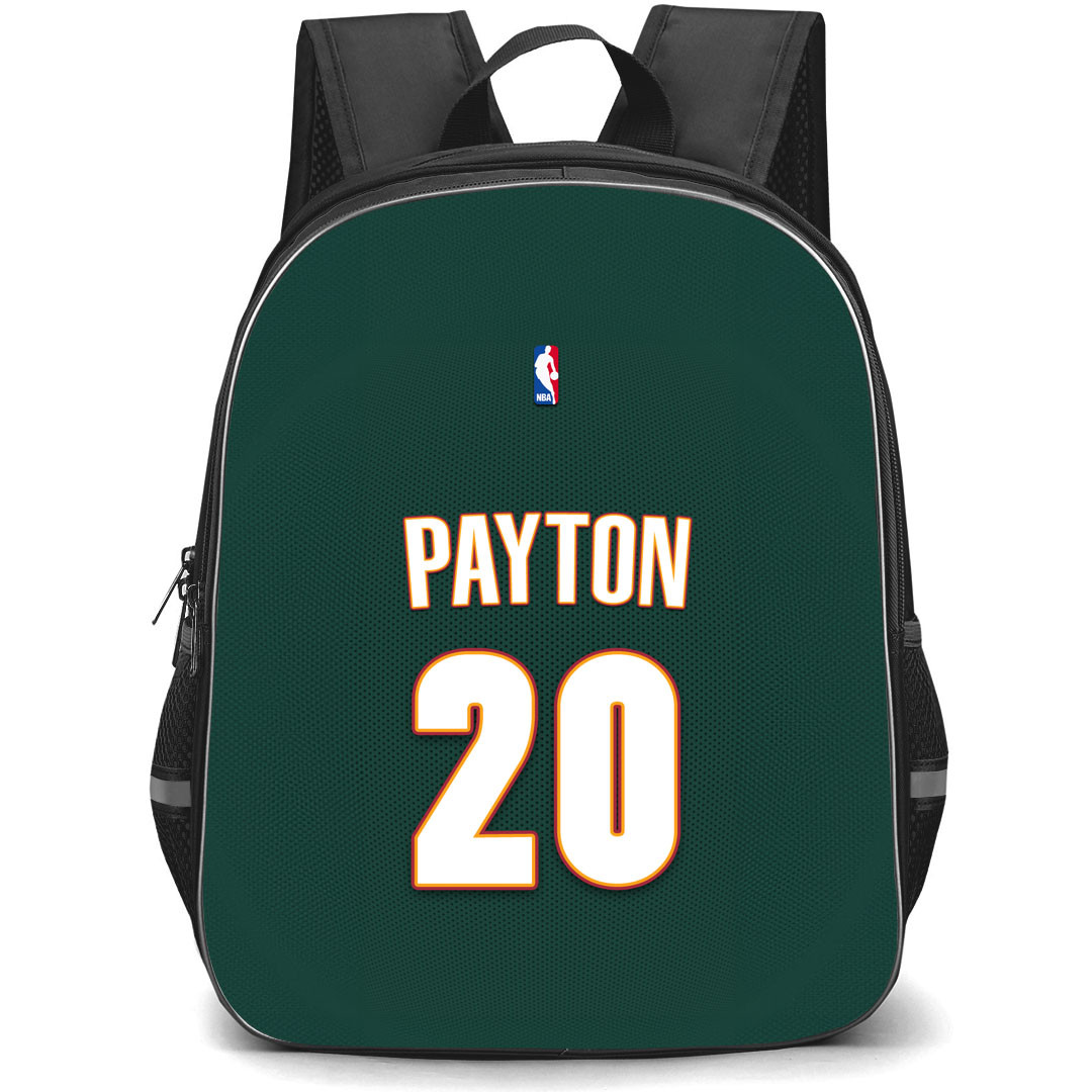 NBA Gary Payton Backpack StudentPack - Gary Payton Seattle Supersonics No. 20 Jersey