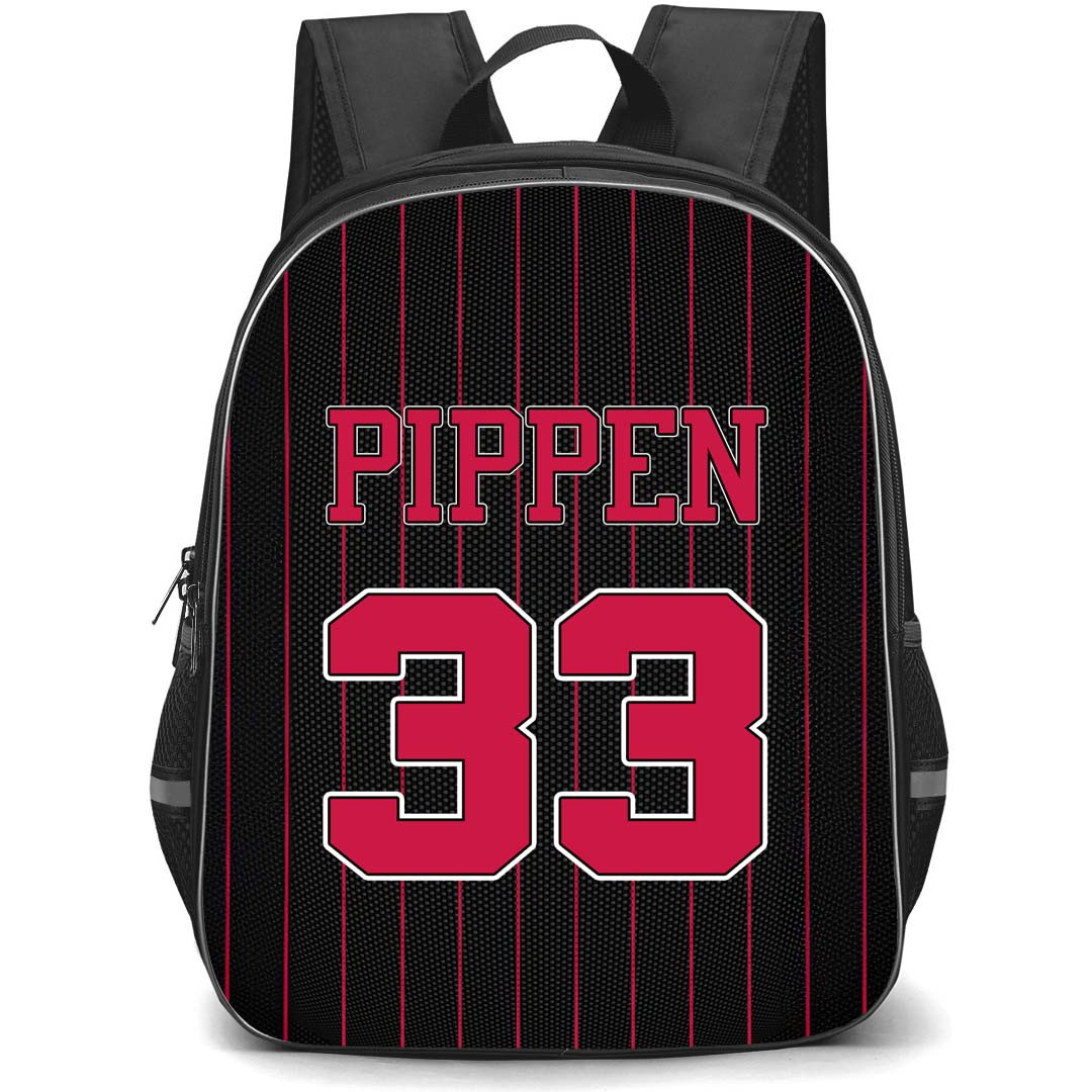 NBA Scottie Pippen Backpack StudentPack - Scottie Pippen Chicago Bulls No. 33 Jersey