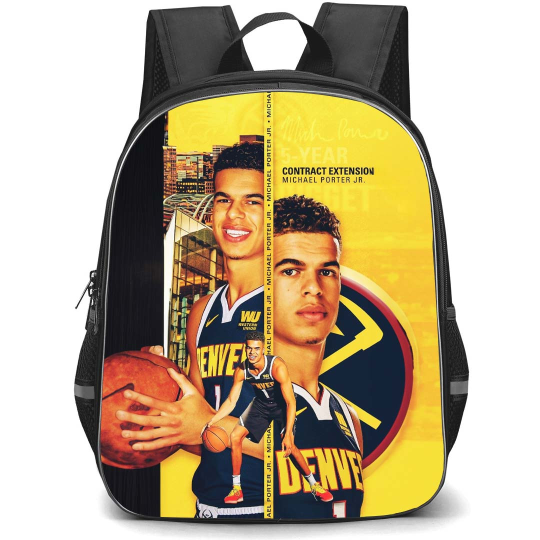 NBA Michael Porter Jr Backpack StudentPack - Michael Porter Jr Denver Nuggets 1 Portrait 5 Years Contract Extension Poster