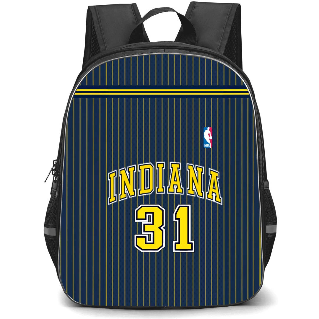 NBA Reggie Miller Backpack StudentPack - Reggie Miller Indiana Pacers No. 31 Jersey