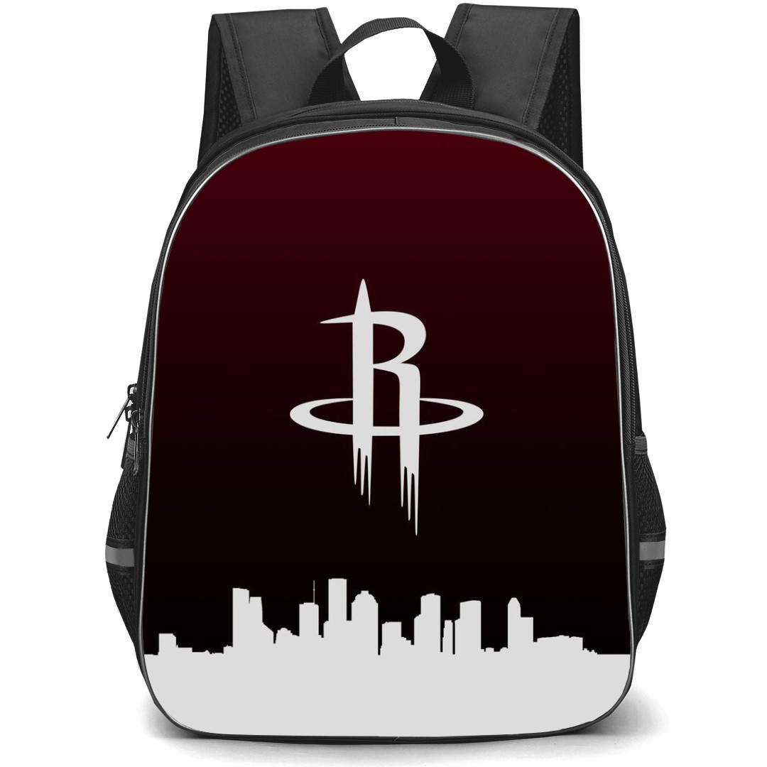 NBA Houston Rockets Backpack StudentPack - Houston Rockets Watercolor Art Logo