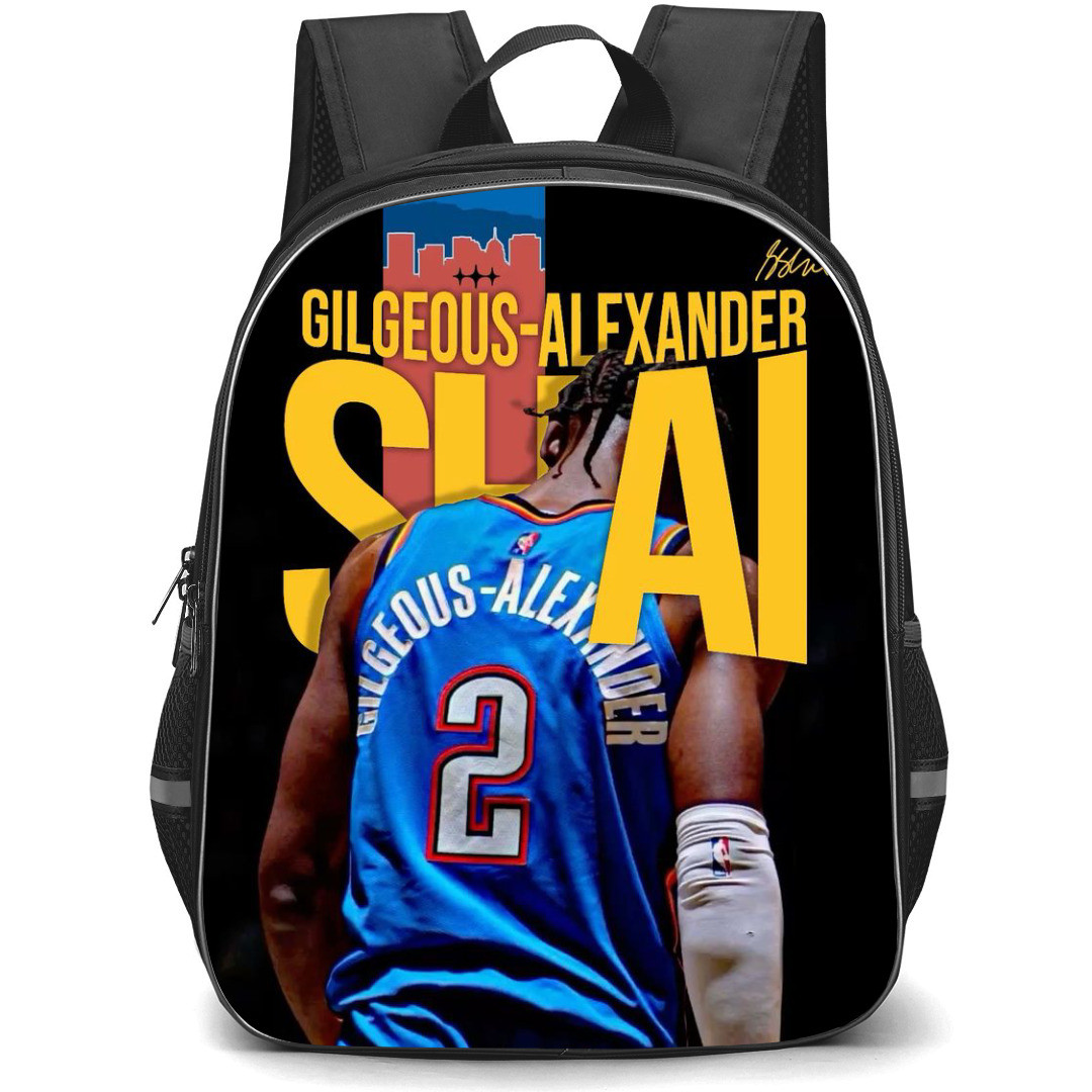 NBA Shai Gilgeous-Alexander Backpack StudentPack - Shai Gilgeous-Alexander 2 Okc Aesthetic Word Art Poster