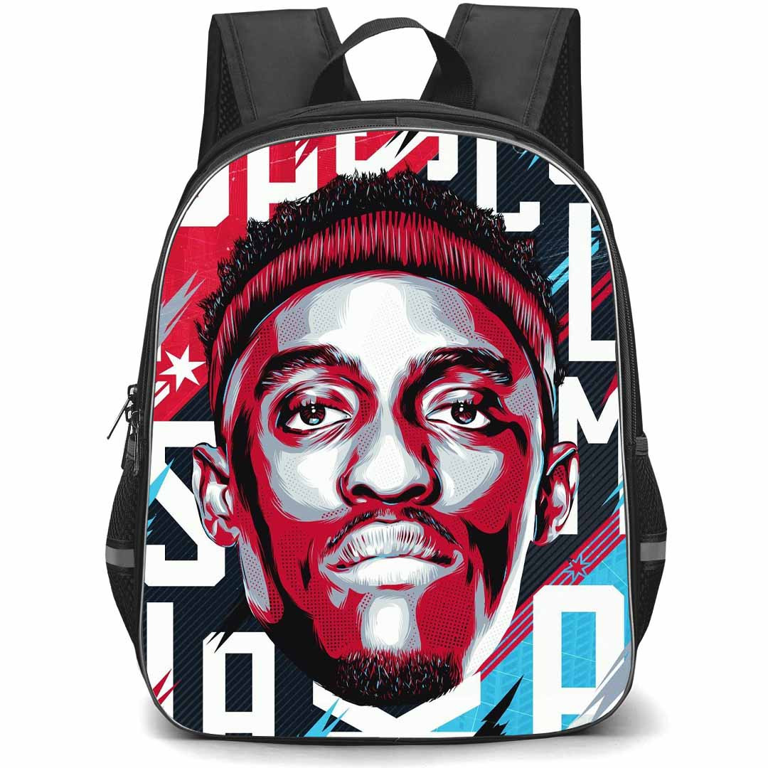 NBA Pascal Siakam Backpack StudentPack - Pascal Siakam Head Illustration Art