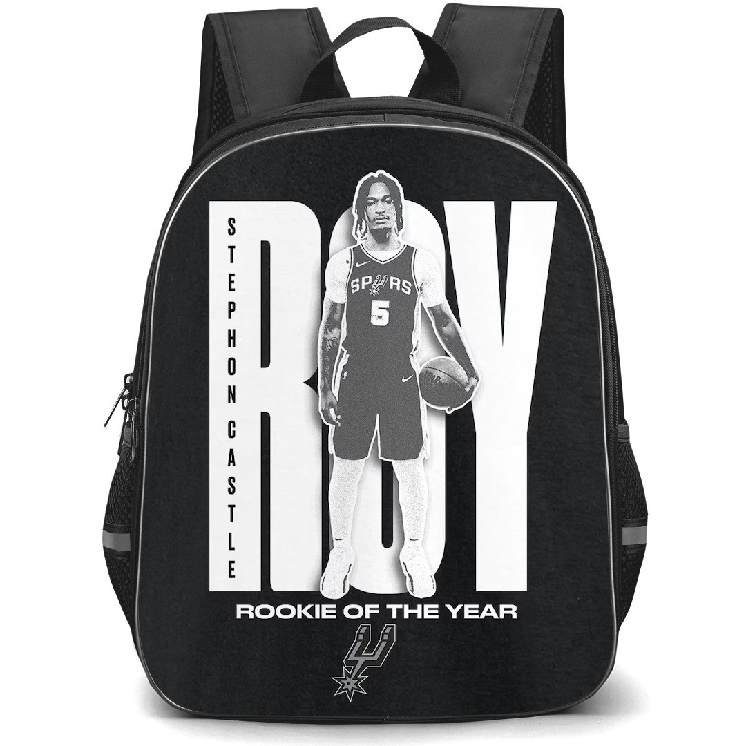 NBA Stephon Castle Backpack StudentPack - Stephon Castle Rookie Of The Year Grayscale Poster