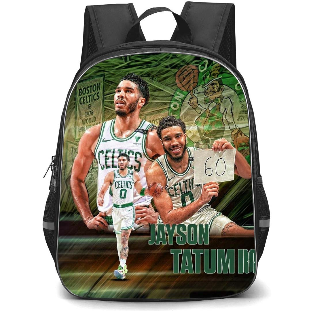 NBA Jayson Tatum Backpack StudentPack - Jayson Tatum Boston Celtics 0 Gameday Poster