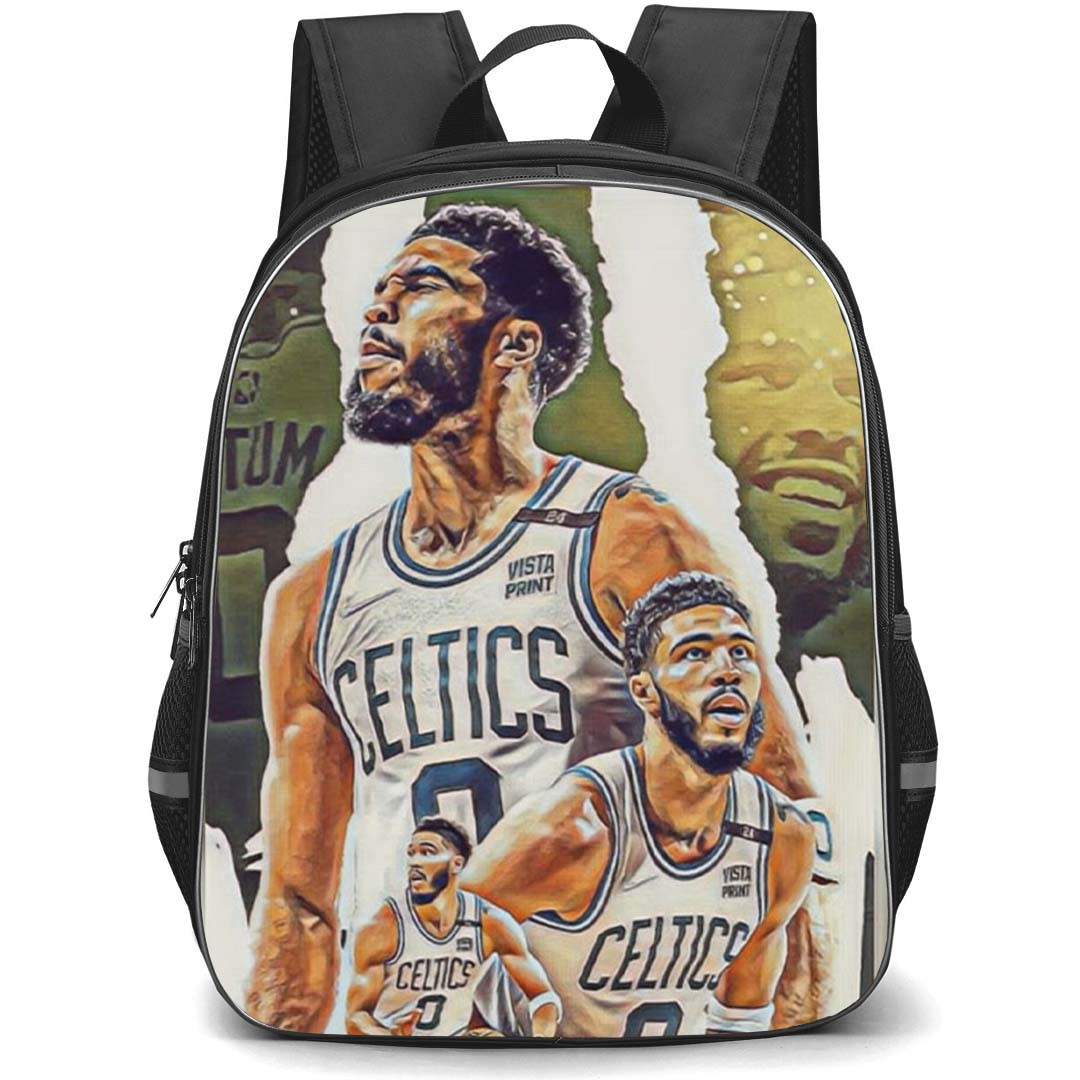 NBA Jayson Tatum Backpack StudentPack - Jayson Tatum Boston Celtics 0 Illustration Poster Art