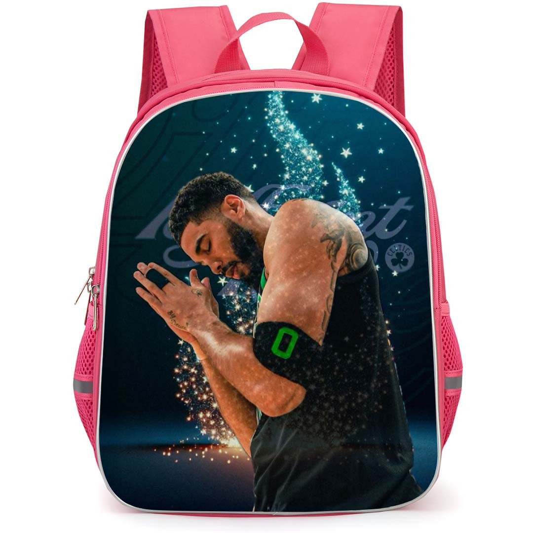 NBA Jayson Tatum Backpack StudentPack - Jayson Tatum Praying Side Portrait Poster