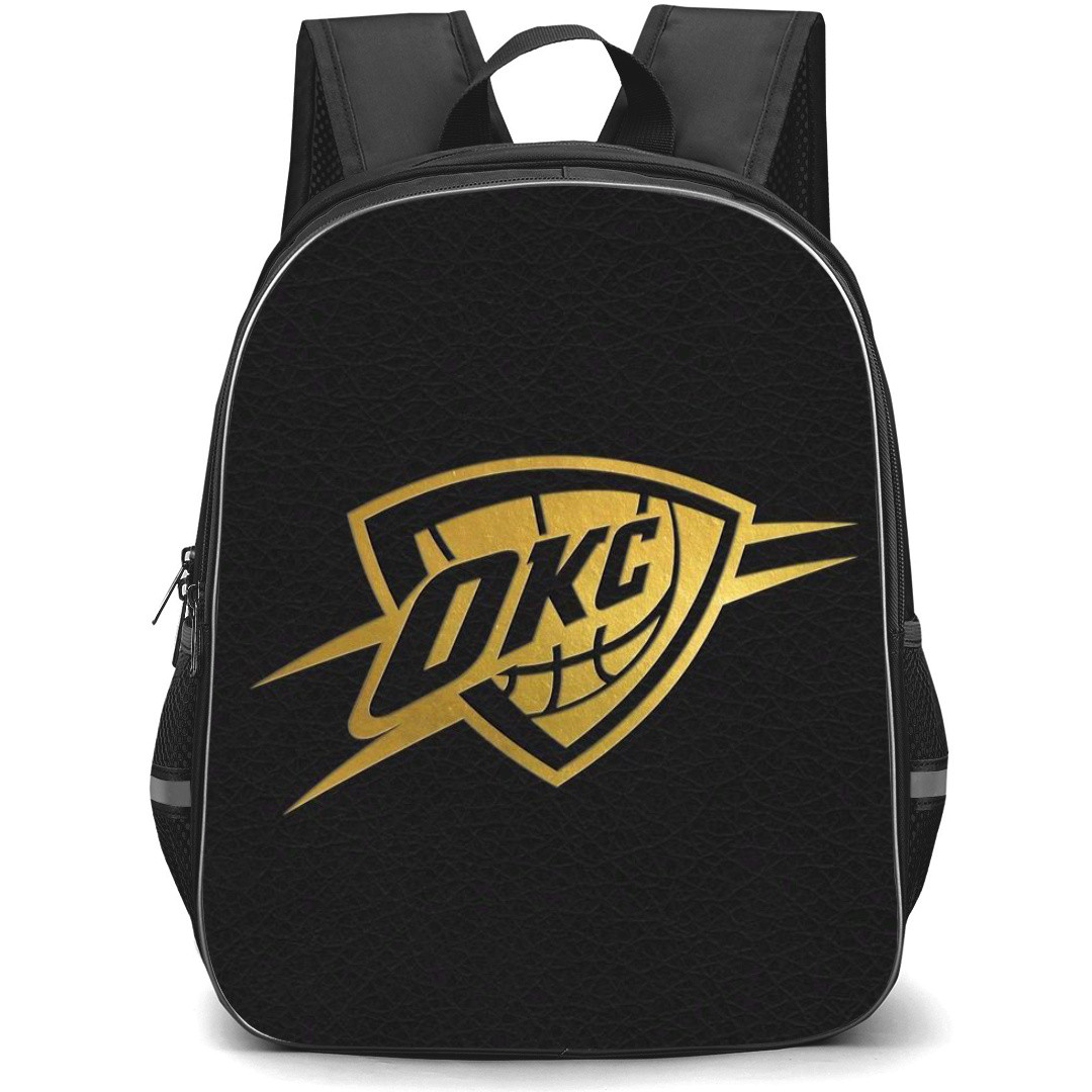 NBA Oklahoma City Thunder Backpack StudentPack - Oklahoma City Thunder Silhoutte Art Logo
