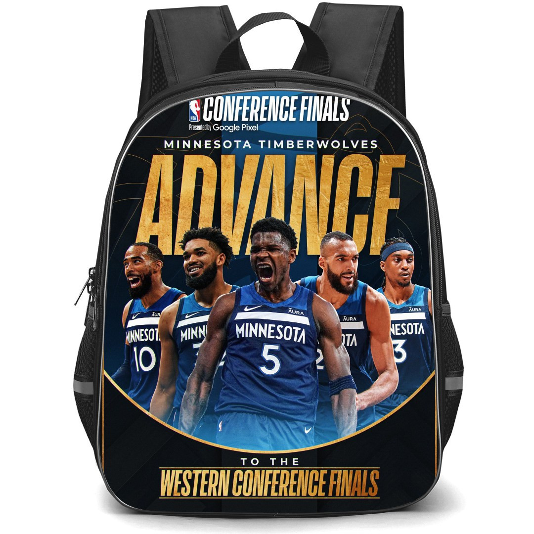 NBA Minnesota Timberwolves Backpack StudentPack - Minnesota Timberwolves Advance To The Western Conference Finals Poster