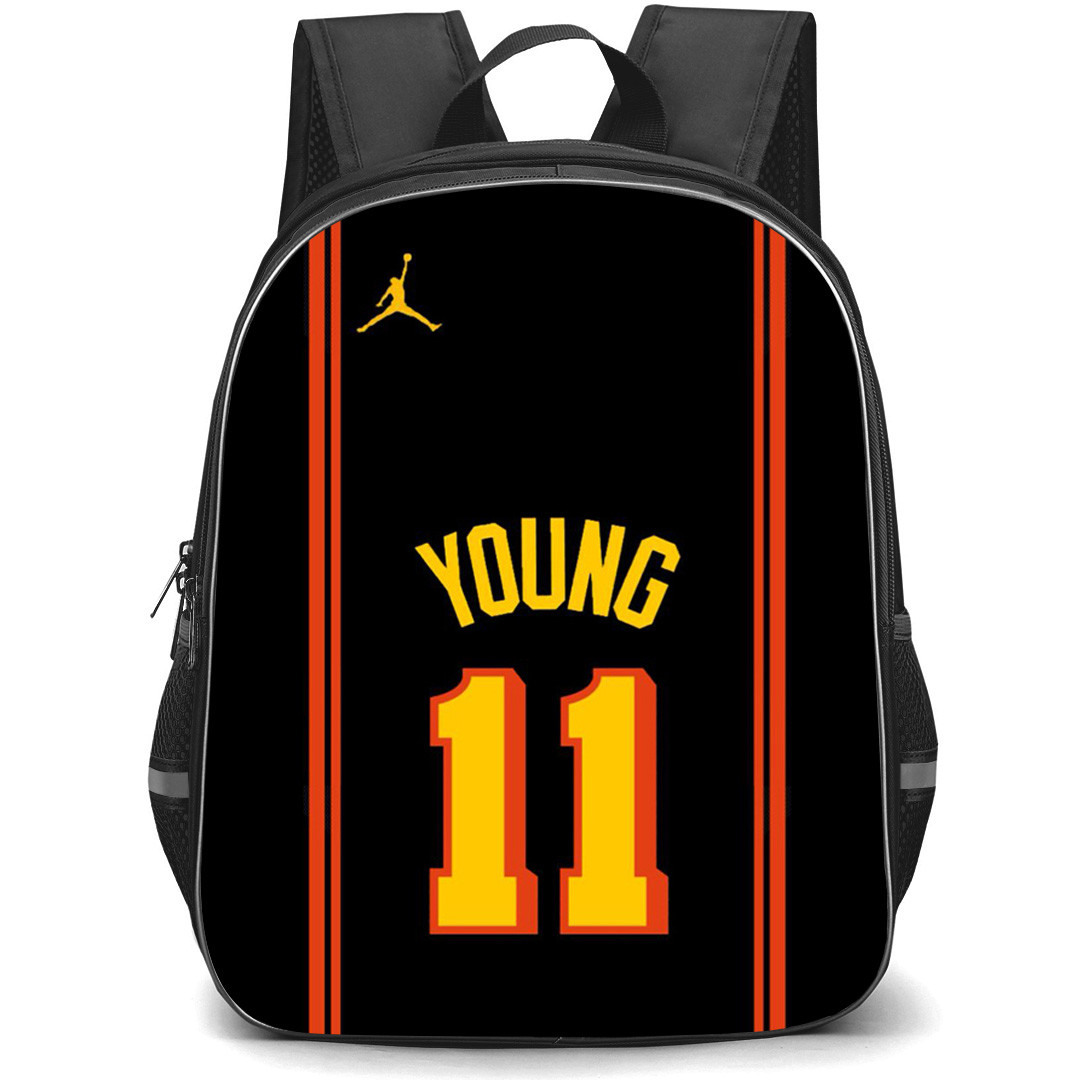 NBA Trae Young Backpack StudentPack - Trae Young Atlanta Hawks No. 11 Jersey
