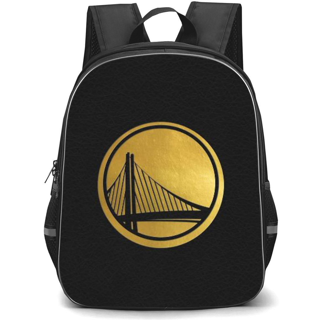 NBA Golden State Warriors Backpack StudentPack - Golden State Warriors Gold Logo