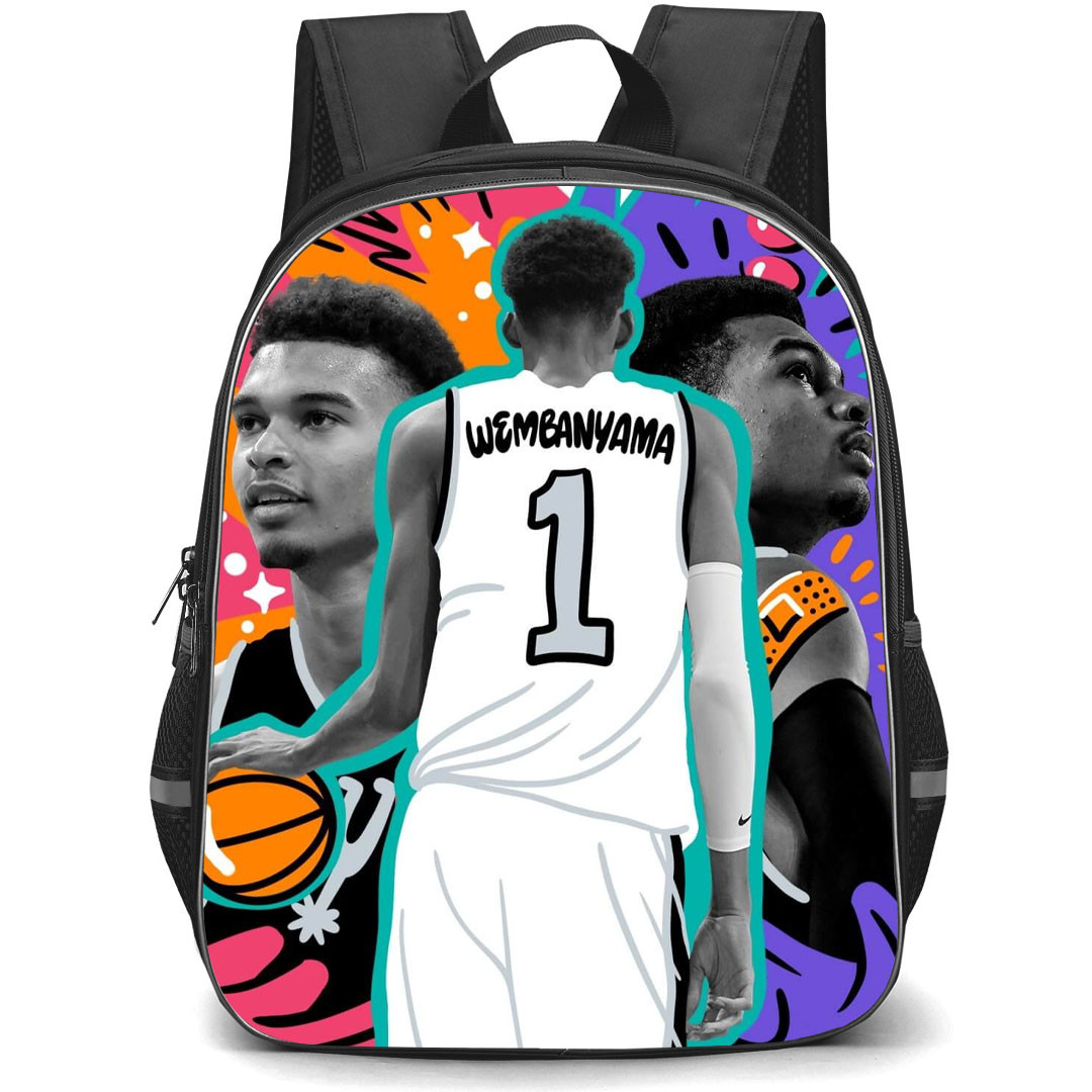NBA Victor Wembanyama Backpack StudentPack - Victor Wembanyama 1 Graphic Art Poster