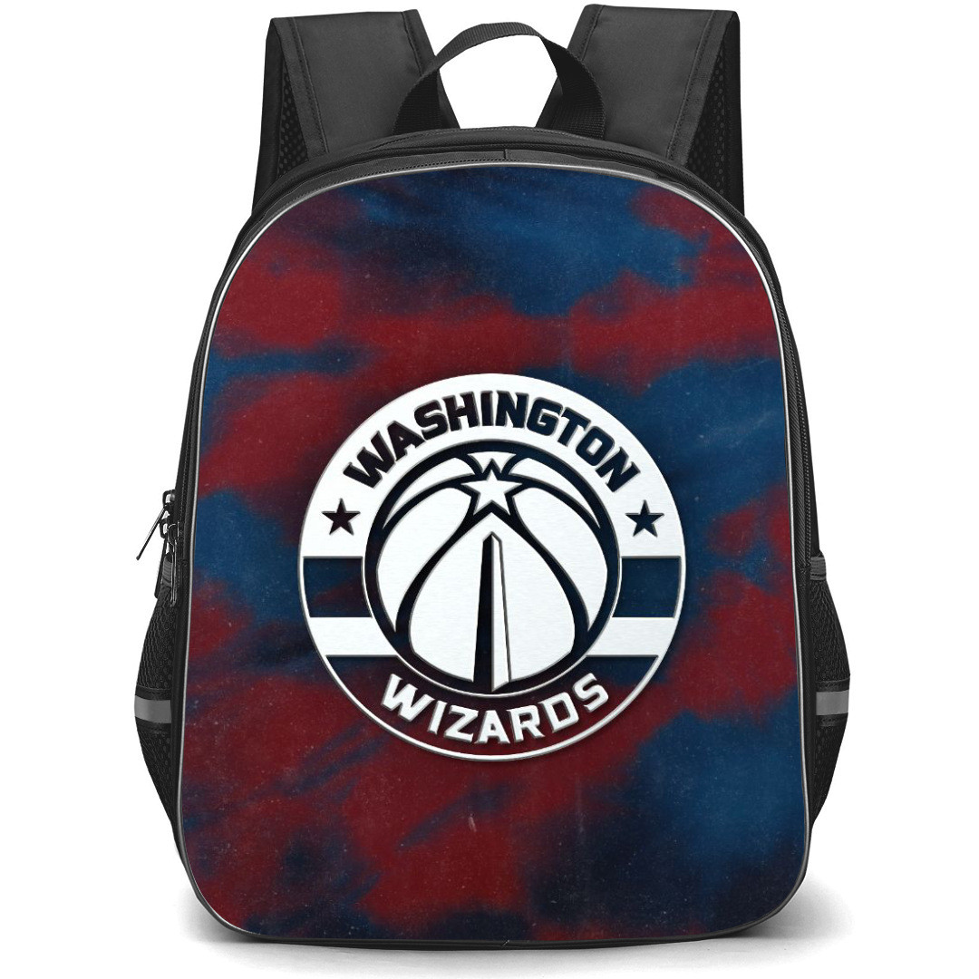 NBA Washington Wizards Backpack StudentPack - Washington Wizards Watercolor Art Logo