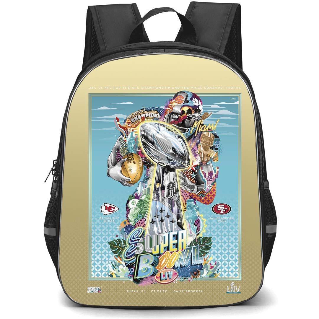 NFL Backpack StudentPack - NFL 2020 Super Bowl LIV Offical Poster