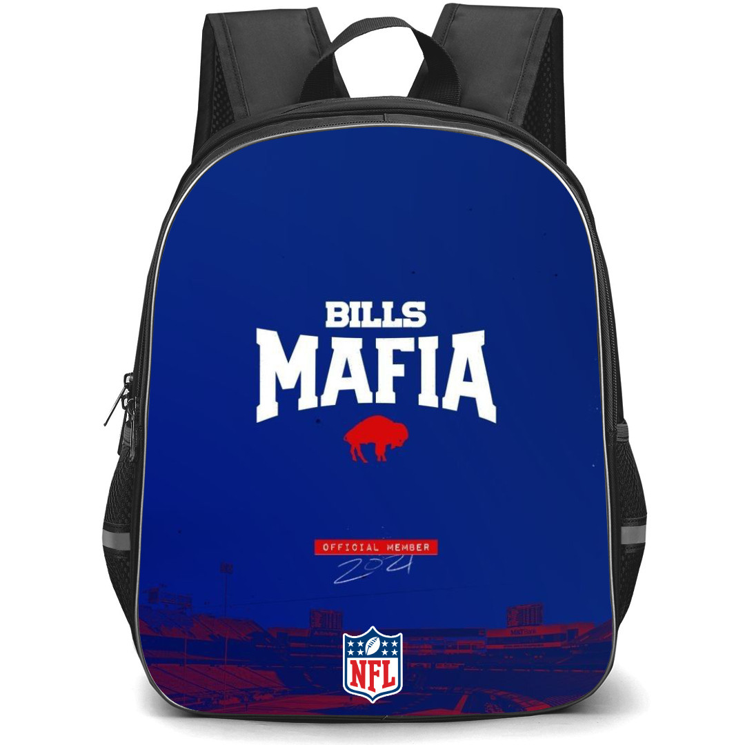 NFL Buffalo Bills Backpack StudentPack - Buffalo Bills Mafia Official Theme Background