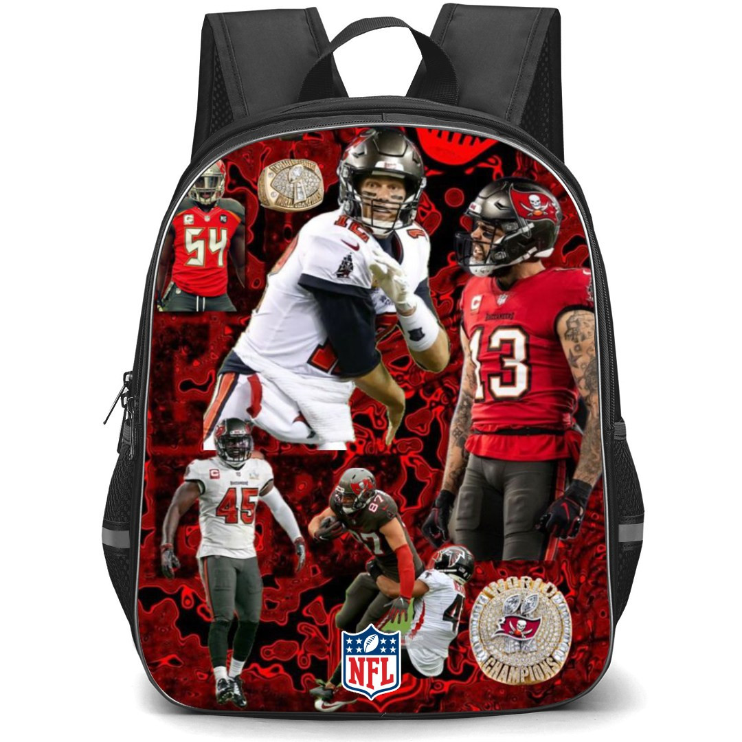 NFL Tampa Bay Buccaneers Backpack StudentPack - Tampa Bay Buccaneers Players Collage Poster