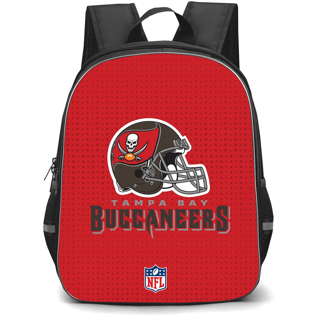 NFL Tampa Bay Buccaneers Backpack StudentPack - Team Logo On Red Background
