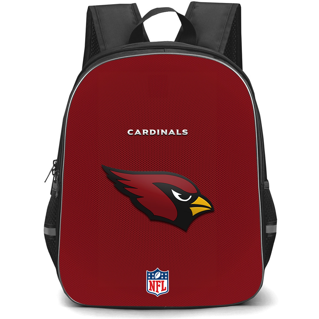 NFL Arizona Cardinals Backpack StudentPack - Team Logo On Red Background